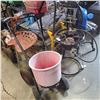 Image 1 : 2 DOLLIES WITH SEED SPREADER AND PROPANE POT BURNER