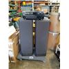 Image 1 : KENWOOD KR-X1000 SURROUND RECEIVER AND PAIR OF KENWOOD DUAL ZONE ADSS JL969 FLOOR SPEAKERS ALL WORKI