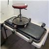 Image 2 : MAC TOOLS SHOP CREEPER AND MECHANICS STOOL AND 2 JERRY CANS