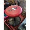 Image 3 : 2 TIER ROLLING CART AND SHOP STOOL
