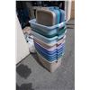 Image 1 : 10 STORAGE TOTES WITH LIDS
