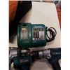Image 3 : MAKITA 18V CORDLESS TOOL SET - INCLUDES 2 DRILLS, IMPACT GUN, 2 BATTERIES AND CHARGER - TESTED WORKI