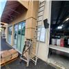 Image 1 : 12 RUNG ALUMIINUM LADDER AND WOODEN A FRAME