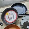 Image 2 : WOLL DETACHABLE HANDLE SAUCE PAN WITH LID WITH GOTHAM STEEL, BLUE DIAMOND AND THERMALLOY FRYING PANS