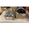 Image 1 : LOT OF MASON JARS WITH LIDS, PRESTO DEEP FRYER AND PANS
