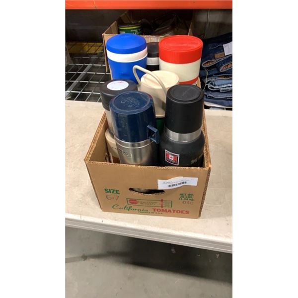 LOT OF THERMOS AND ALLADIN BRAND THERMOSES