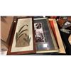 Image 2 : BOX OF PAINTINGS ON CANVAS AND PRINTS