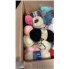 Image 5 : LARGE BOX OF YARN NAND LIGHT KNITTER MODEL LK100 KNITTING MACHINE