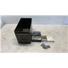 Image 1 : VIETNAM WAR AMMO BOX REPORTEDLY USED WITH WORLD COINS AND TOKENS