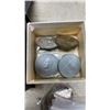 Image 7 : VIETNAM WAR AMMO BOX REPORTEDLY USED WITH WORLD COINS AND TOKENS