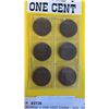 Image 2 : 6 GEORGE V ONE CENT COINS - 1932, 1933, 1934, 1935, AND 2 1936
