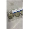 Image 2 : SIX 1966 SILVER CANADIAN QUARTERS