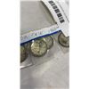 Image 3 : SIX 1966 SILVER CANADIAN QUARTERS