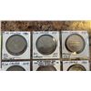 Image 2 : 6 SPECIAL CANADIAN DOLLARS - 1970 MANITOBA CENTENNIAL, 1971 BC CENTENNIAL, 1973 PEI CENTENNIAL