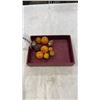 Image 1 : TRAY OF AMBER BEADS