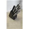 Image 1 : SALT KNIVES IN KNIFE BLOCK