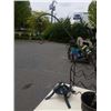 Image 2 : METAL WINE RACK WITH METAL HANGING BASKET STAND CAST IRN STAND AND METAL STAND
