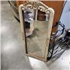 Image 1 : CARVED WOOD FRAME MIRROR 40" X 17"