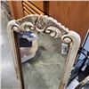 Image 2 : CARVED WOOD FRAME MIRROR 40" X 17"
