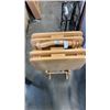 Image 2 : 4 MAPLE FOLDING TV TRAYS ON STAND