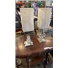 Image 1 : 2 BRUSHED METAL TABLE LAMPS