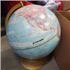 Image 2 : WORLD GLOBE AND BOX OF ARTIFICIAL FLOWERS