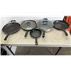 Image 1 : LOT OF TFAL AND HENKEL FRYING PANS SOME WITH LIDS