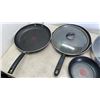 Image 2 : LOT OF TFAL AND HENKEL FRYING PANS SOME WITH LIDS