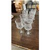 Image 1 : 8 CRYSTAL GOBLETS