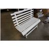 Image 2 : WHITE WOOD BENCH