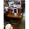 Image 2 : WOOD DESK WITH HUTCH