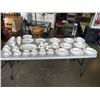 Image 1 : 68 PIECES ROYAL ALBERT VAL DOR CHINA - INCLUDES CUPS, SAUCERS, PLATES, SALT AND PEPPER, PLATTERS