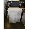 Image 1 : WHITE WICKER 4 DRAWER CHEST OF DRAWERS