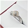 Image 2 : STERLING SILVER DIAMOND RING, 39 DIAMONDS (0.10CTS), W/A $750.00, SIZE 7