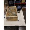 Image 1 : DECORATIVE GLOBE, MAP OF BRITISH COLUMBIA AND CRATE OF GLASS JARS