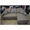 Image 1 : AS NEW HOME ELEGANCE GREY SLEEPER SOFA - RETAIL $1899