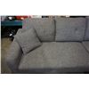 Image 3 : AS NEW HOME ELEGANCE GREY SLEEPER SOFA - RETAIL $1899