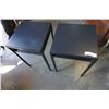 Image 3 : PAIR OF ENDTABLES WITH BLACK OR WHITE TOPS