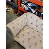 Image 6 : AS NEW HOME ELEGANCE TUFTED ROLLED ARM SOFA  AND LOVE SEAT AS NEW RETAIL - RETAIL $2699