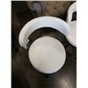 Image 3 : 2 HOME ELEGANCE WHITE COUNTER HEIGHT SWIVEL BAR STOOLS - RETAIL $299 EACH