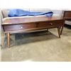 Image 4 : AS NEW HOME ELEGANCE 3 PIECE MODERN WALNUT COFFEE TABLE SET - RETAIL $499