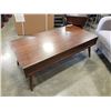 Image 6 : AS NEW HOME ELEGANCE 3 PIECE MODERN WALNUT COFFEE TABLE SET - RETAIL $499
