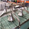 Image 2 : STAINLESS POT RACK WITH LIGHTS