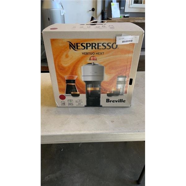 VERTUO NEXT BREVILLE CHERRY RED NESPRESSO  MACHINE - TESTED WORKING, RETAIL $199