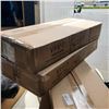 Image 1 : 2 AS NEW WHITE CLAMP ON KEY BOARD TRAYS RETAIL $280