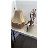 Image 1 : VINTAGE THREAD WHEEL WITH BOX OF ESTATE GOODS AND BOOKS
