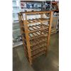 Image 1 : 4 FOOT TALL WOOD WINE RACK