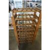 Image 2 : 4 FOOT TALL WOOD WINE RACK