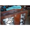 Image 2 : ANTIQUE DISPLAY CABINET WITH BALL AND CLAW FEET