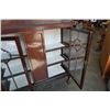 Image 8 : ANTIQUE DISPLAY CABINET WITH BALL AND CLAW FEET